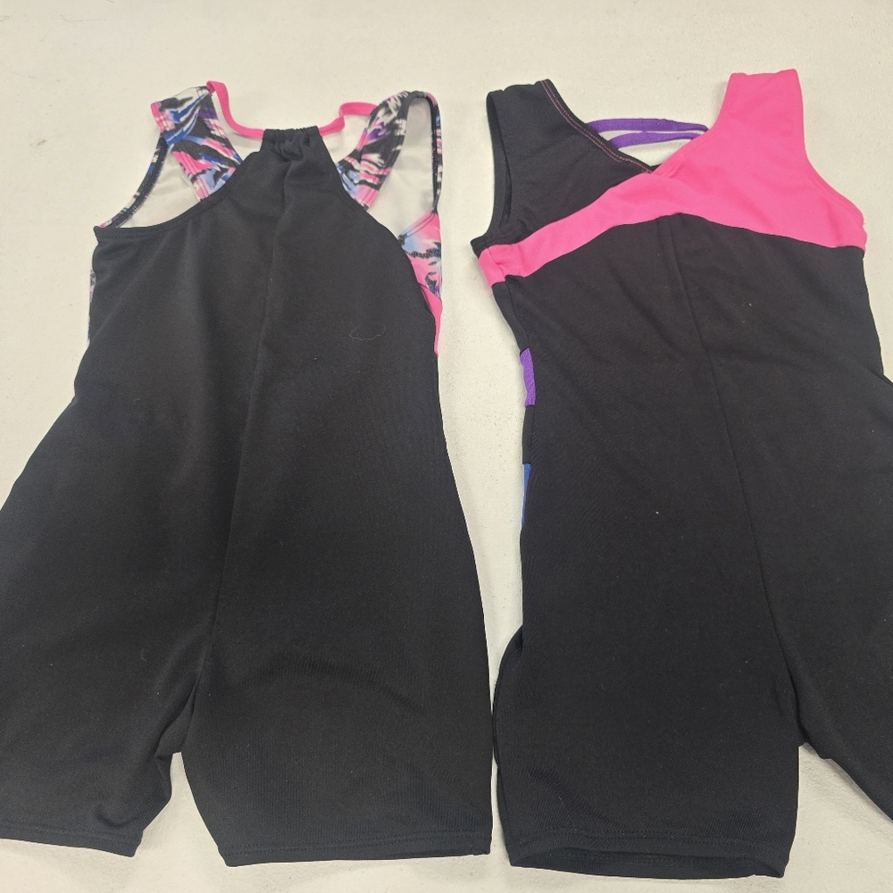 Danskin Pink and Purple Gymnastics Leotard - Picture 4 of 5